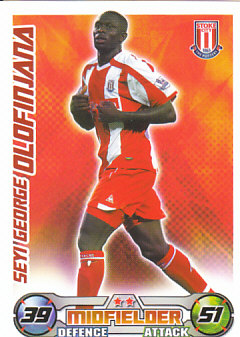 Seyi Olofinjana Stoke City 2008/09 Topps Match Attax #261